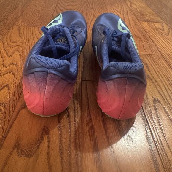 Saucony Spitfire 5 Womens 9.5 Track Spikes Cleats 7 Implements Purple Shoes Run - Picture 9 of 16